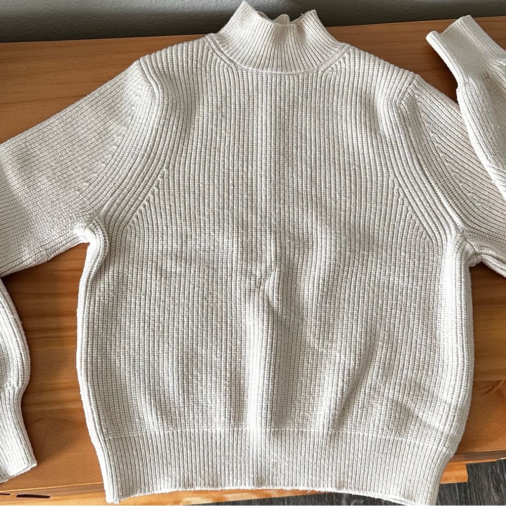 Zara Long Sleeve Sweaters Mock Neck for Women